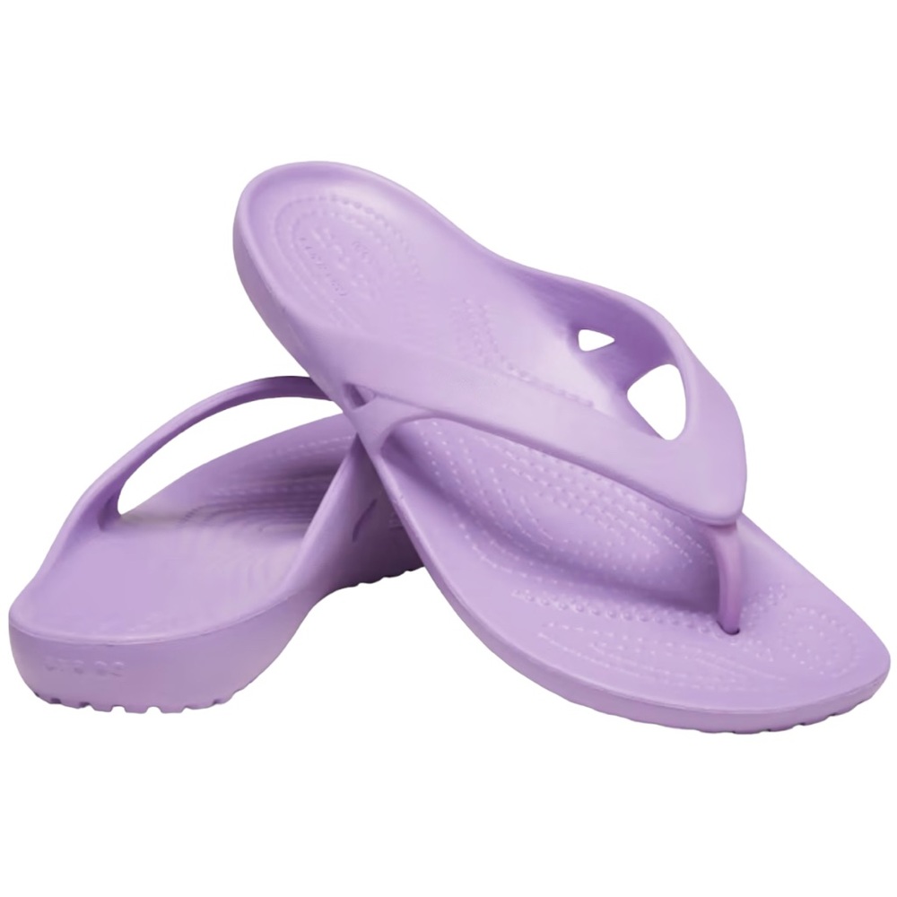 New CROCS Kadee II Flip Flop Sandals M 9 L 11 purple 42 43 Orchid